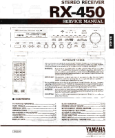 Yamaha RX-450-Service-Manual 
